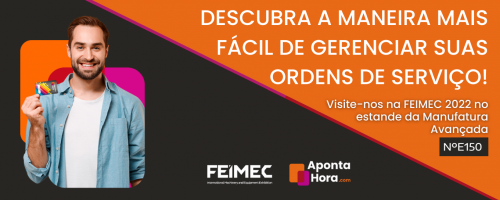 Participe da FEIMEC e descubra como fazer o apontamento de suas ordens de serviço com praticidade e sem erros